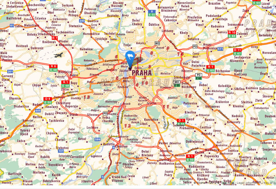 Praha plan